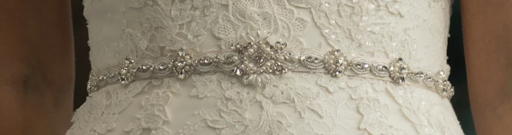 Image of a bridal belt accessory from Beloved by Casablanca