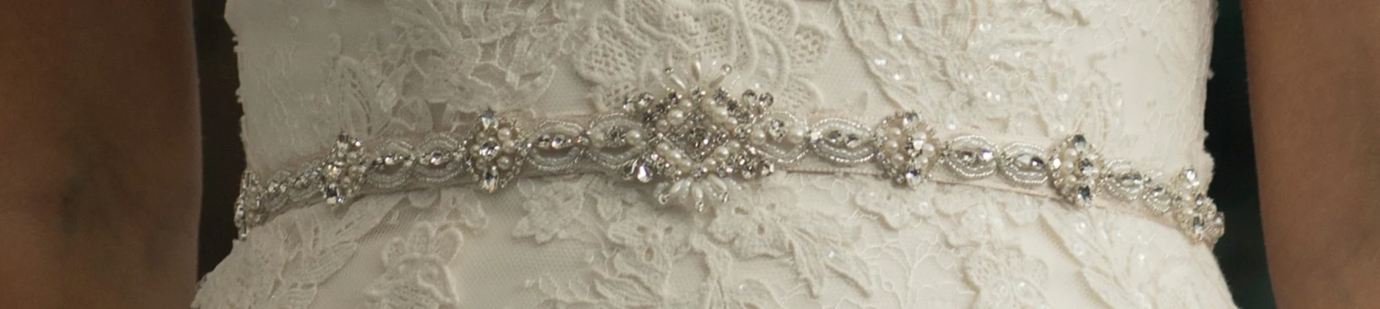 Image of a bridal belt accessory from Beloved by Casablanca.