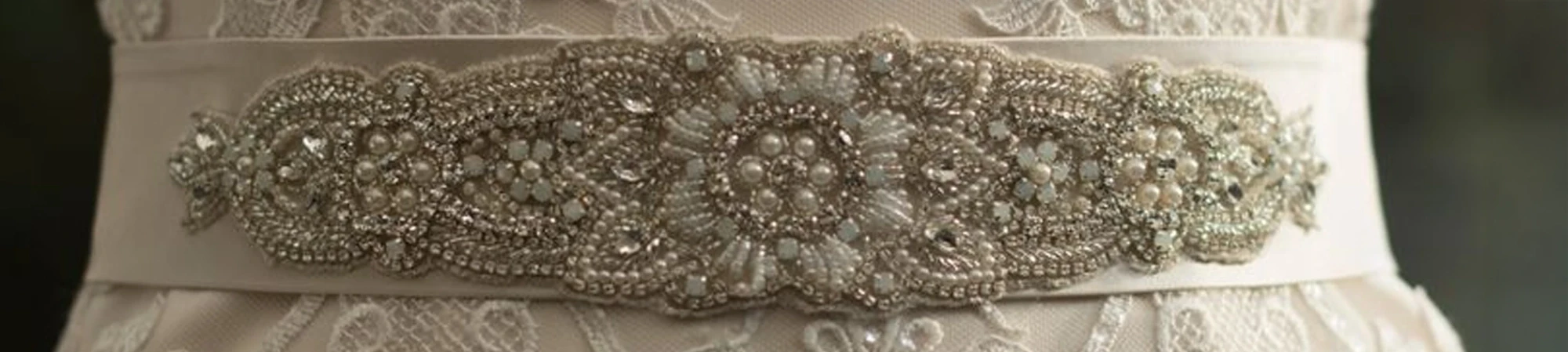Image of a bridal belt accessory from Beloved by Casablanca.