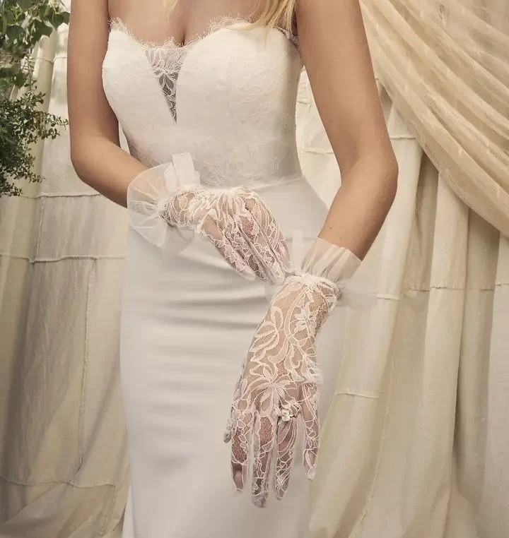 Lace Gloves from Beloved by Casablanca