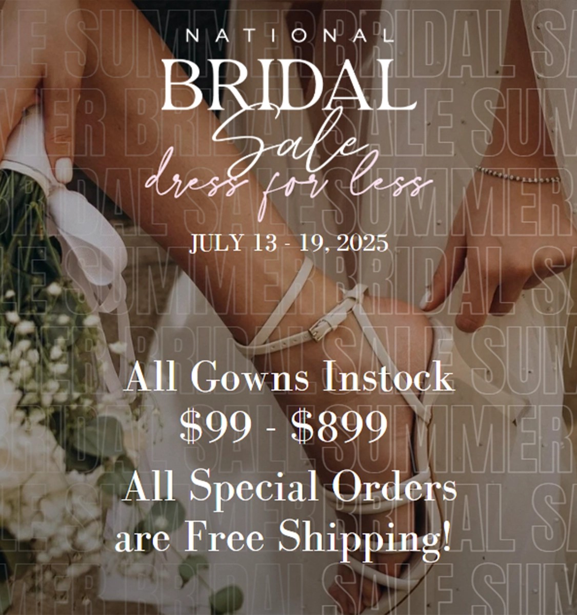 National Bridal Sale Mobile Banner