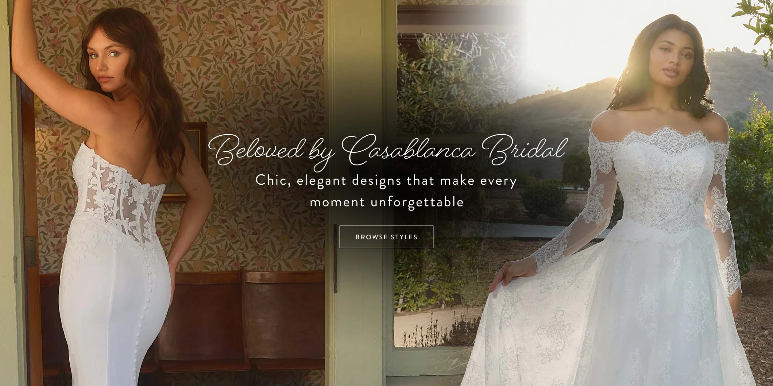 Beloved by Casablanca Bridal Desktop Banner